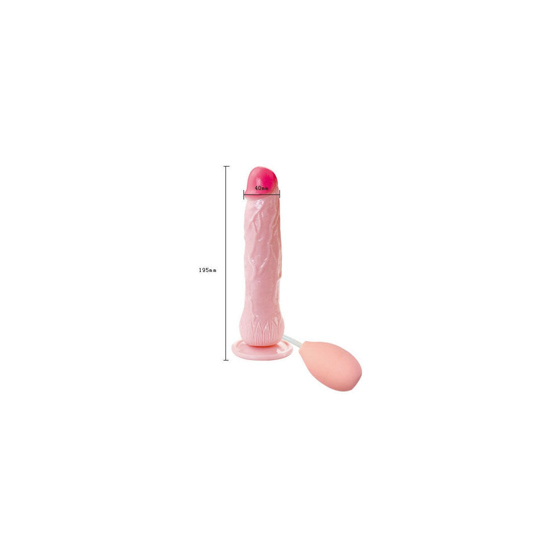 Realistischer Dildo mit Ejakulationsfunktion