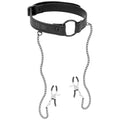 Ring mit integrierten Brustwarzen-Clamps