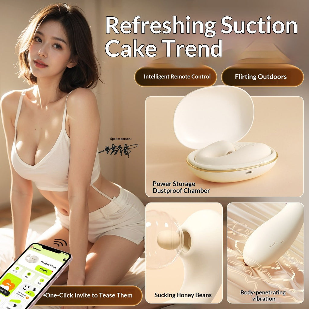 Wearable Vibrationsei mit Saugfunktion & Vibration