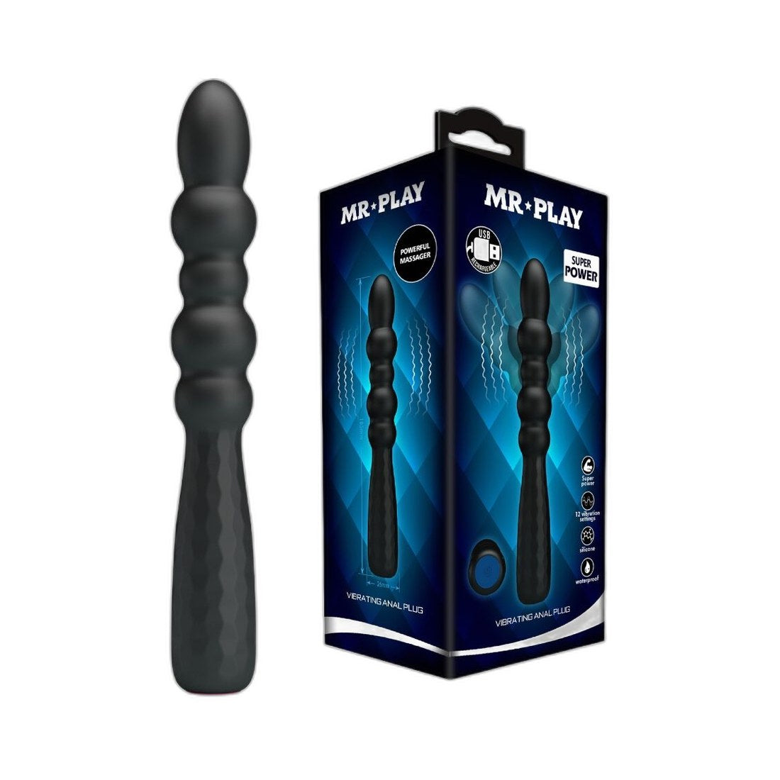 Flexibler Anal-Vibrator