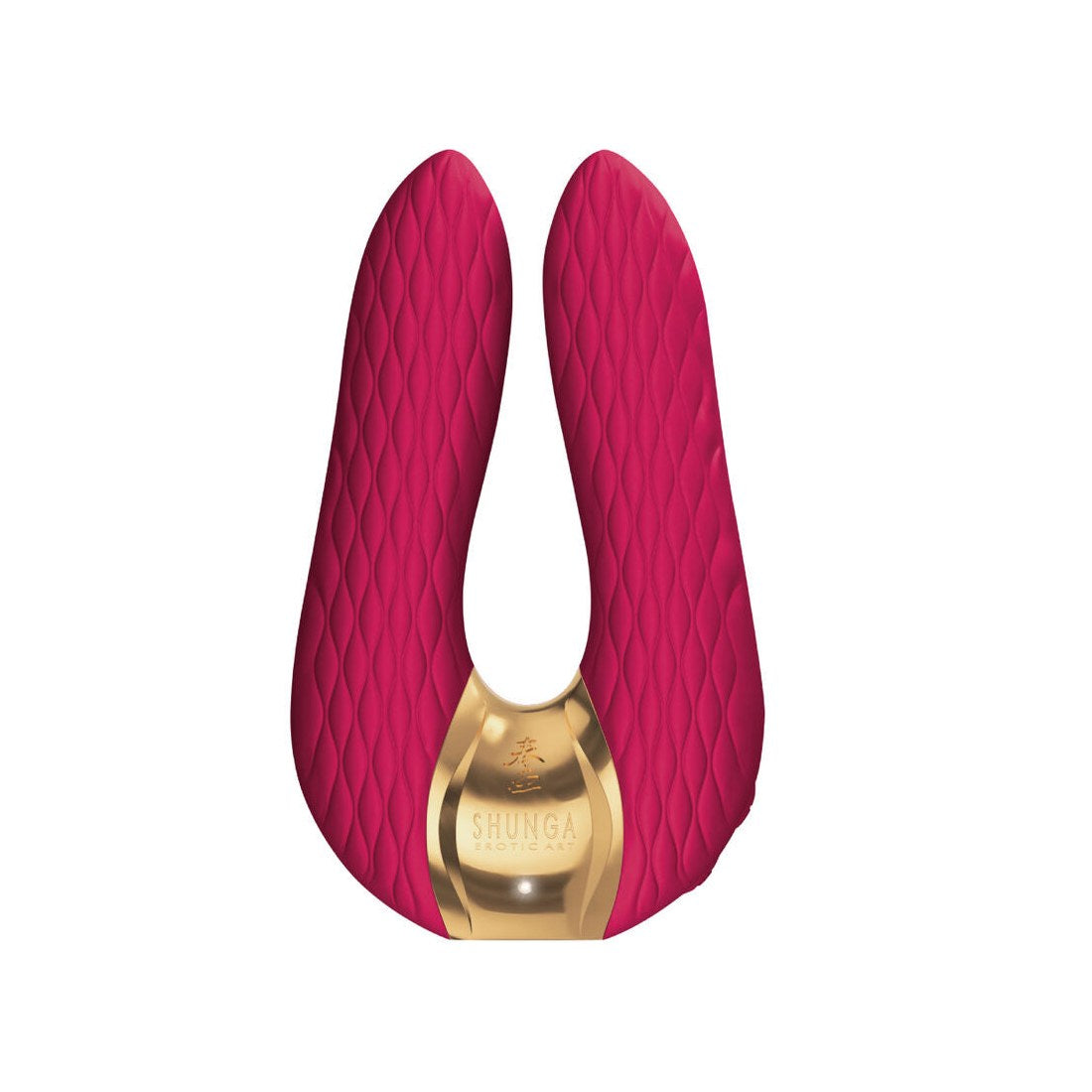 Rabbit-Vibrator aus Silikon Fuchsia