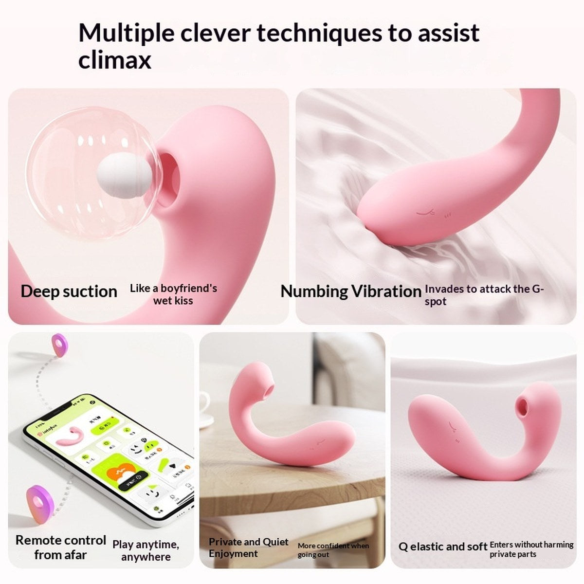 Vibro-Ei & Dildo Set – Tragbares Stimulations-Set