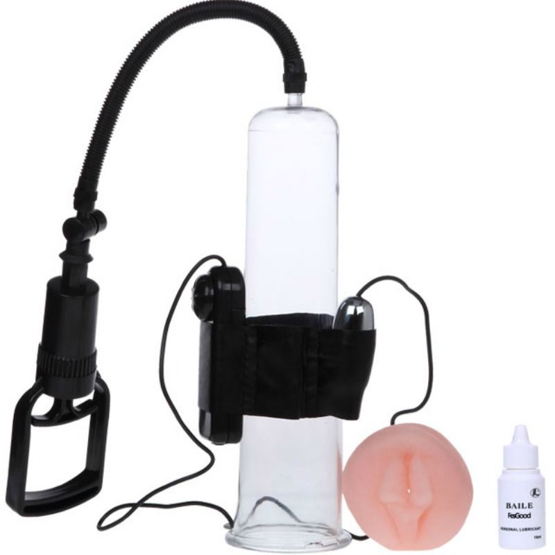 Penispumpe mit Vibrationsfunktion