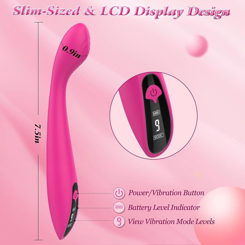 Vibrations-Massager mit LCD-Display & 9 Intensitätsstufen
