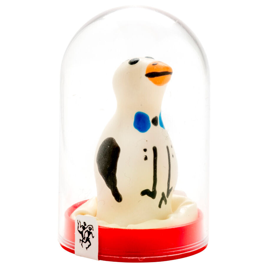 Handbemalte Kondome Pinguin