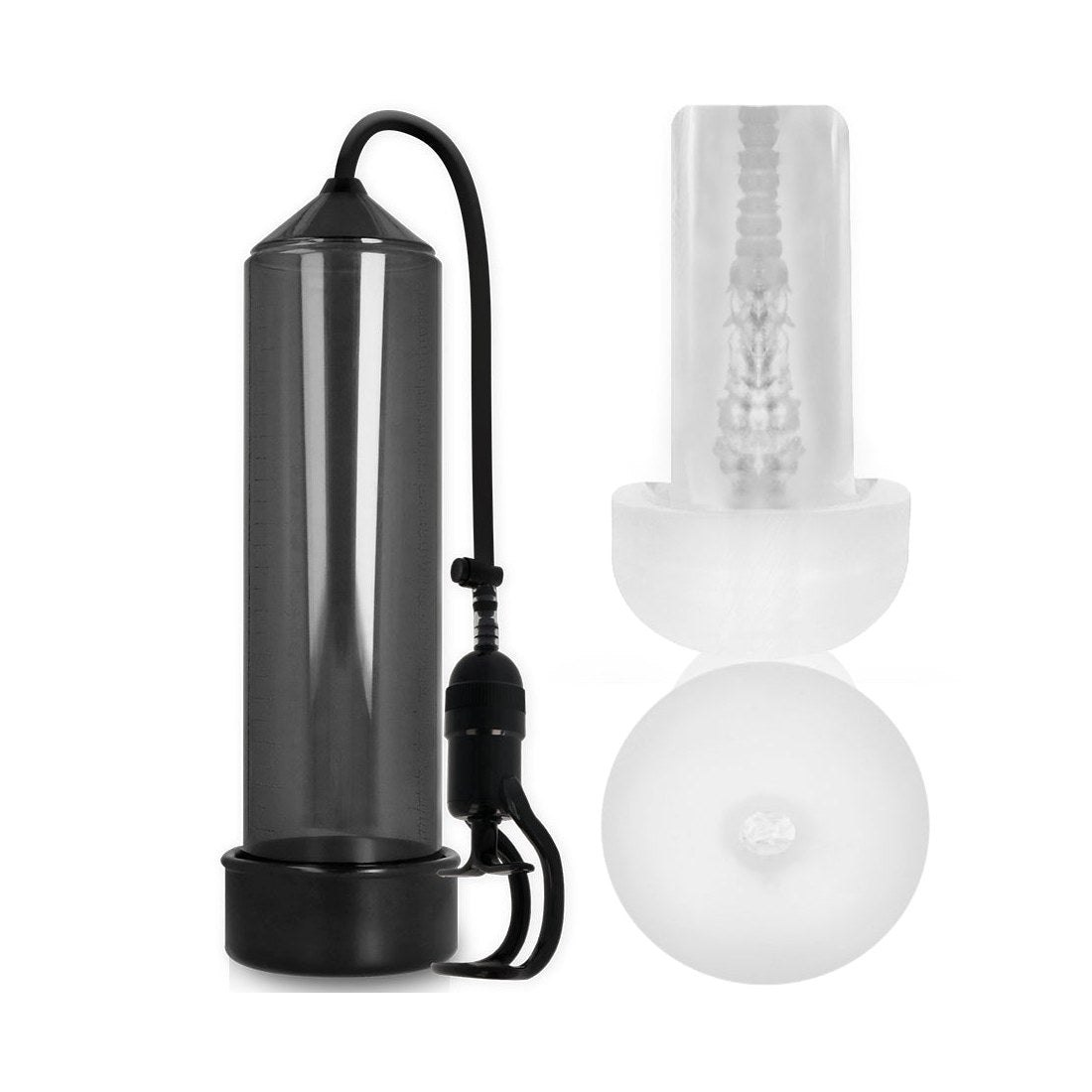 Masturbator mit schwarzem Finish