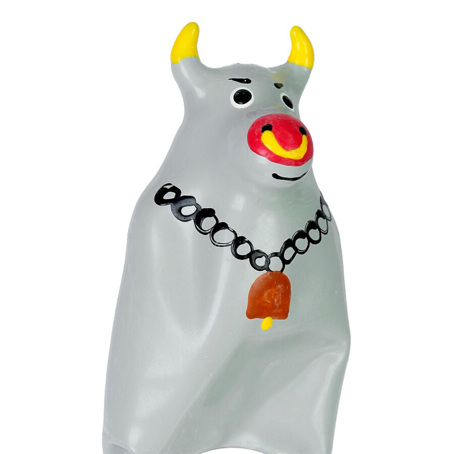 Handbemalte Kondome Grauer Stier XL