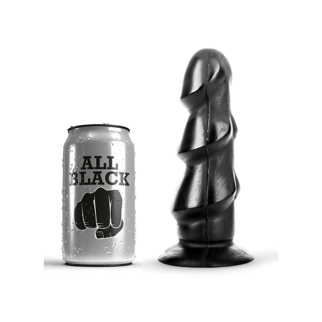 All Black Dildo - Klassische Eleganz 17cm