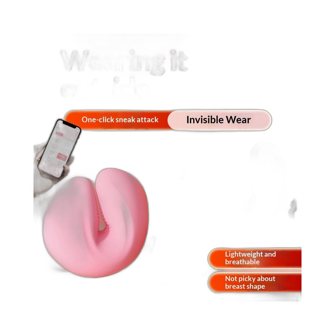 Elektrischer Nippel-Massager mit Saugfunktion