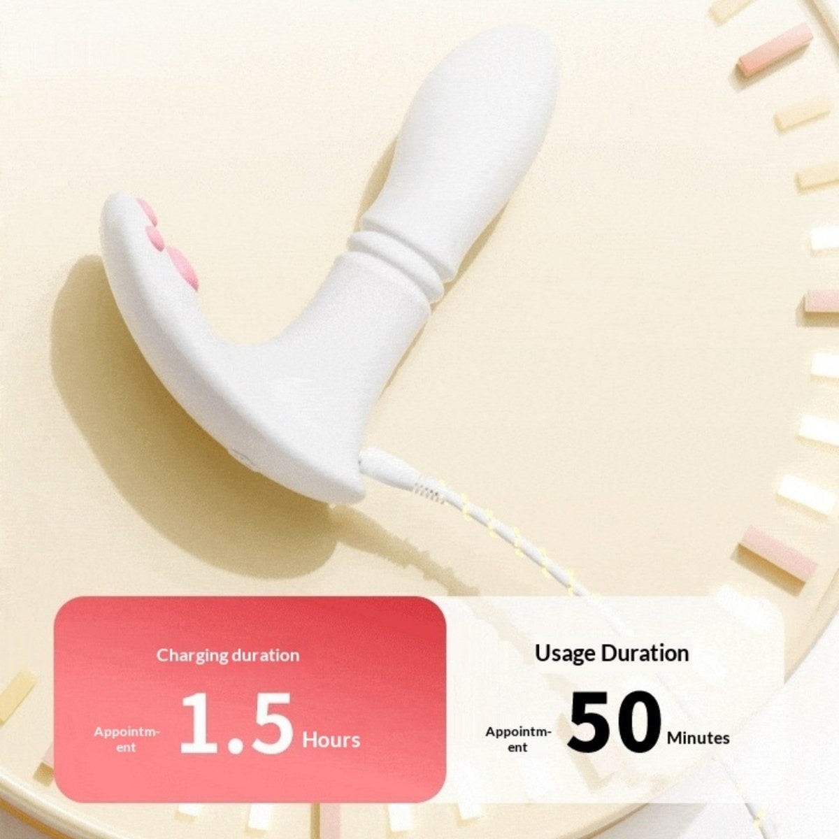 Tragbarer Rabbit-Vibrator – diskret & einziehbar