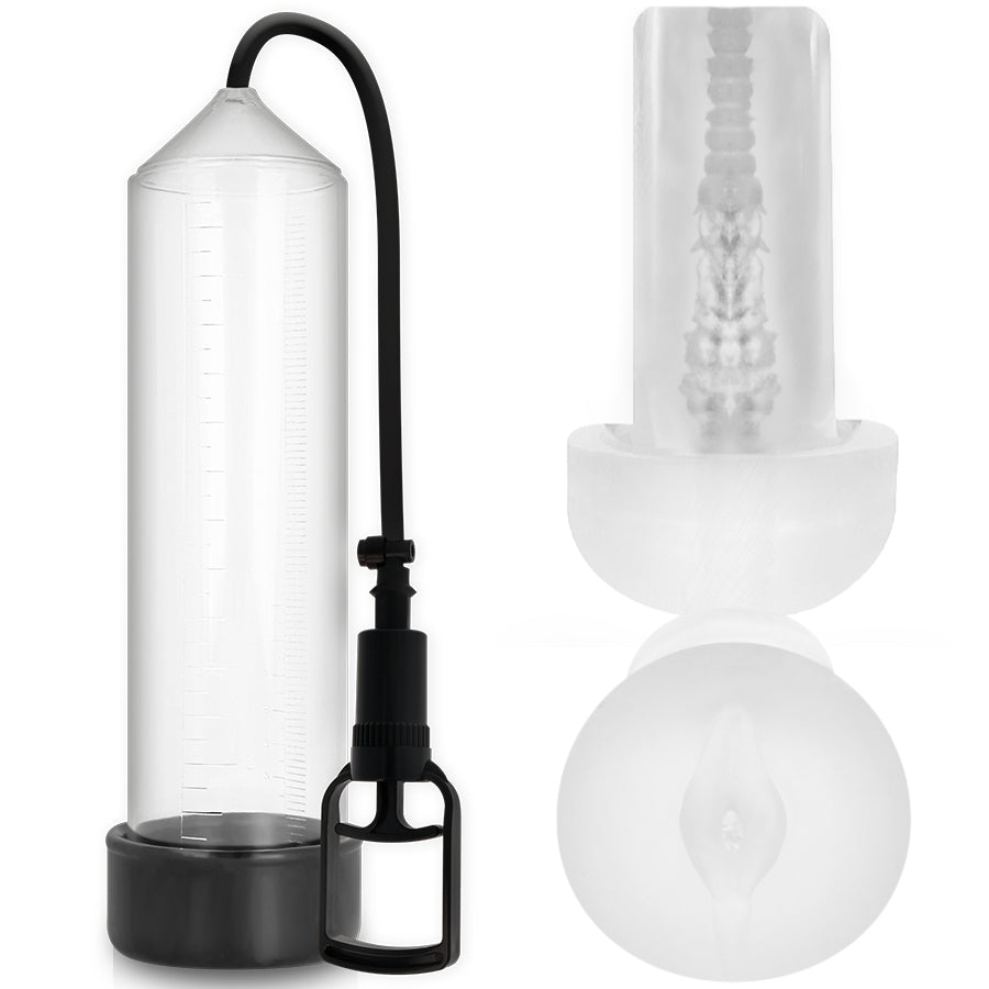 Transparenter Masturbator mit realistischer Textur