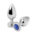 Diamant-Anal Plug in Blau