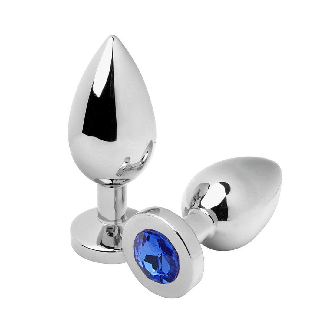 Diamant-Anal Plug in Blau