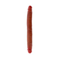 Double-Ended Silikon-Dildo 35 cm Karamell