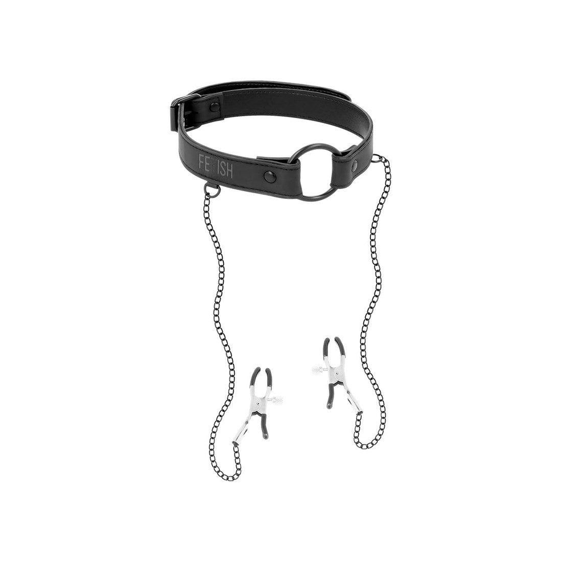 Ring mit integrierten Brustwarzen-Clamps