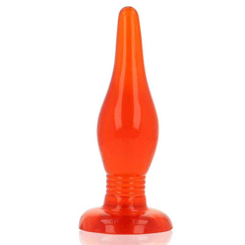 Anal Plug in Rot mit Soft-Touch