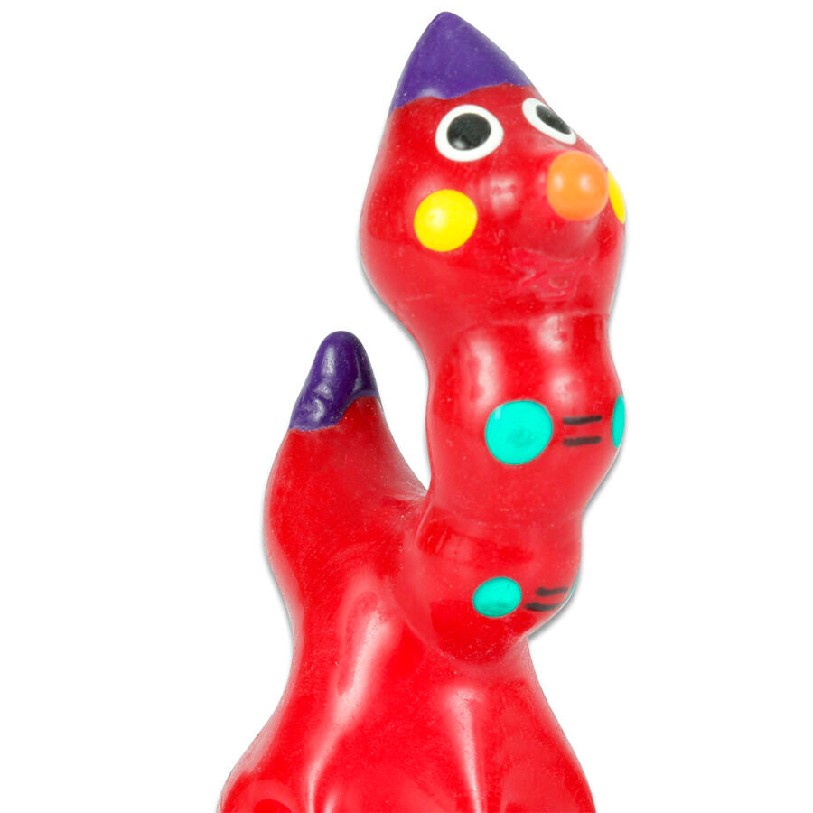 Handbemalte Kunstkondome Wurm