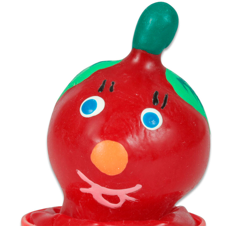 Handbemalte Novelty Kondome Motiv Tomate