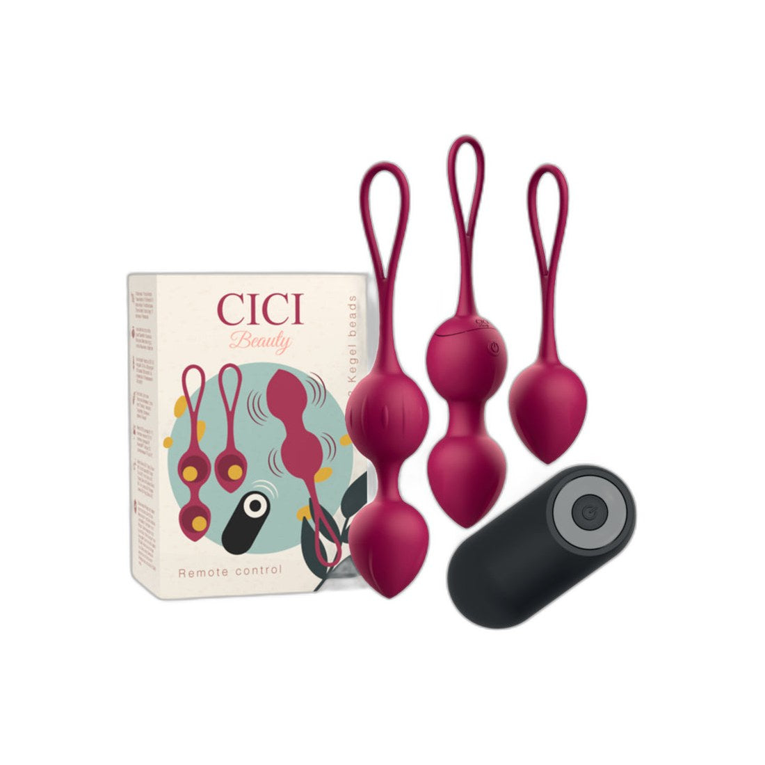 Kegel-Trainingsmassager mit Vibration und Fernbedienung