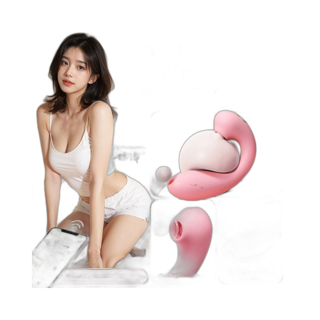 Vibro-Ei & Dildo Set – Tragbares Stimulations-Set