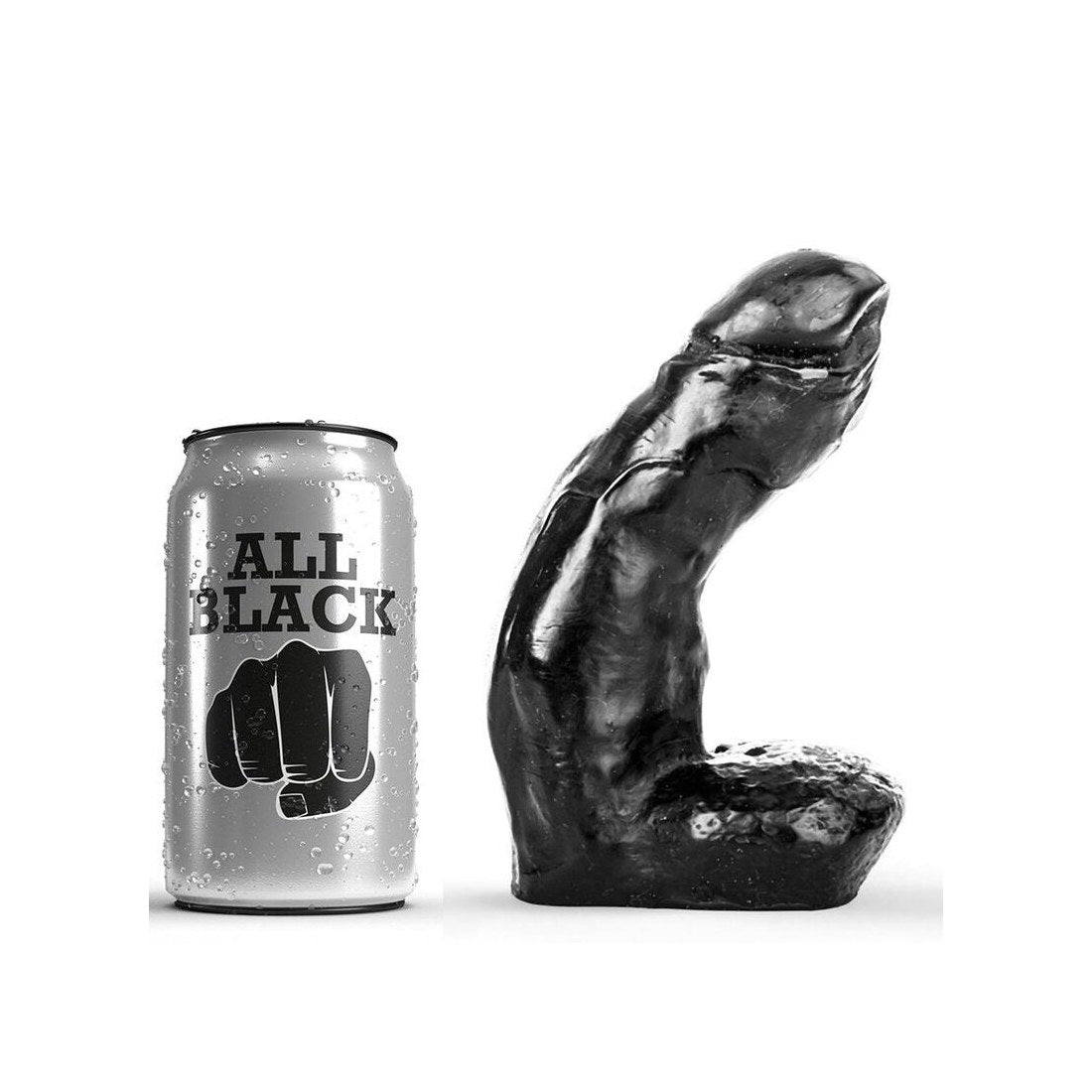 Realistischer Dildo in stilvollem Schwarz