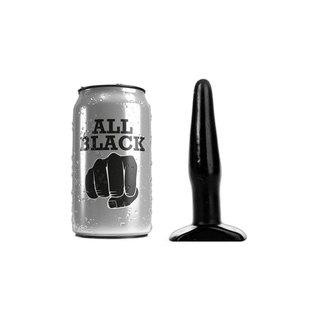 Schwarzer Anal Plug kompakt