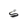 Stahlerner Buttplug mit Schwanz