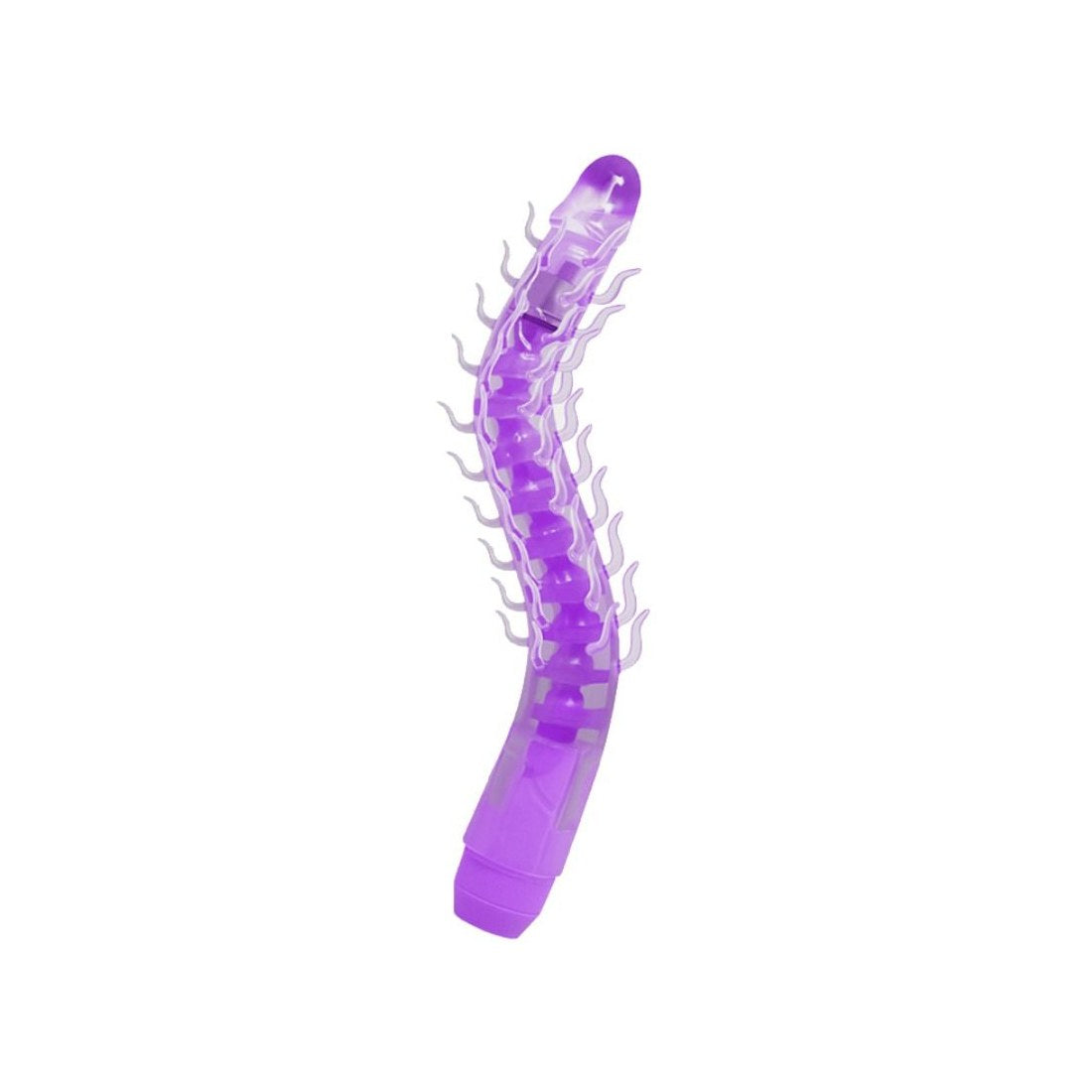 Biegbarer Vibrator Lila 23,5 cm
