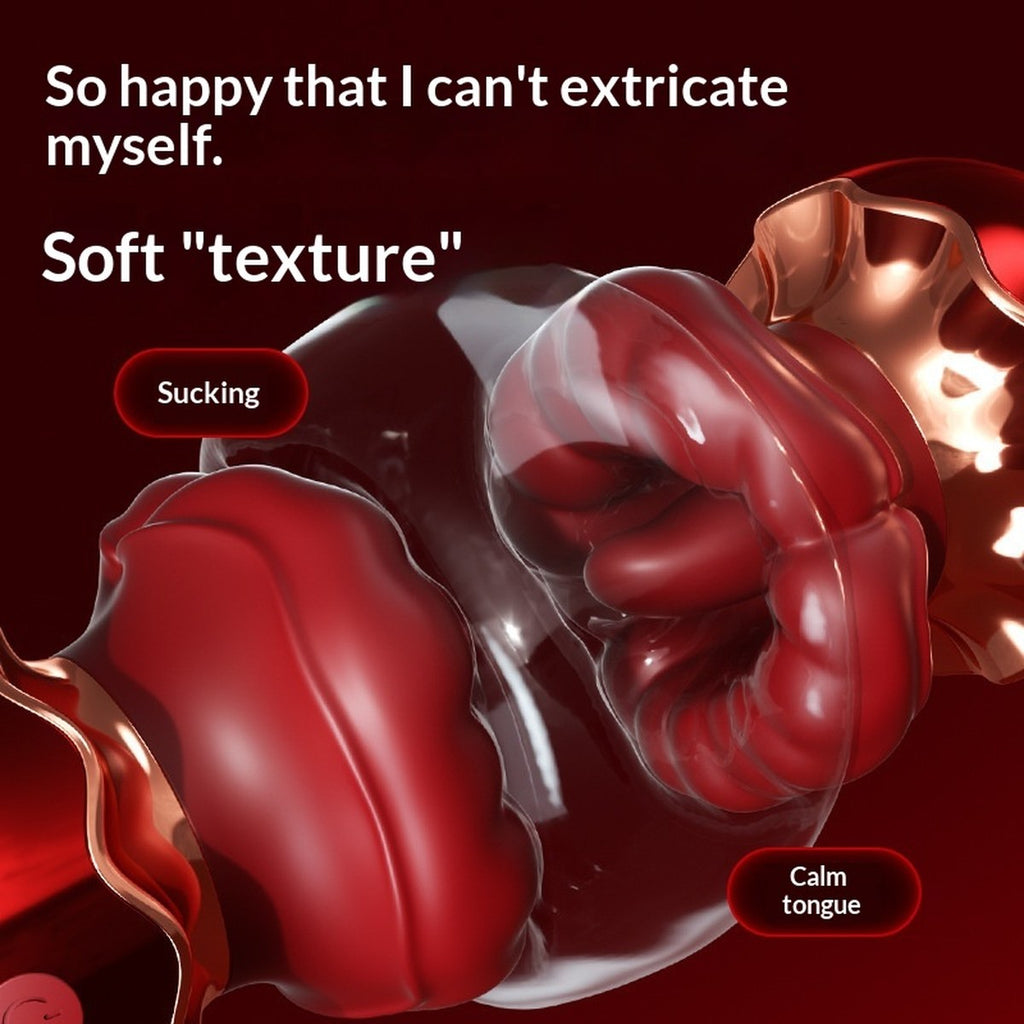 Oralsex-Stimulator mit Saugen & Lecken
