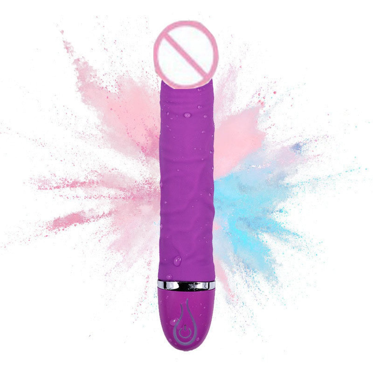 Schlanker Silikon-Vibrator mit mehreren Vibrationsmodi