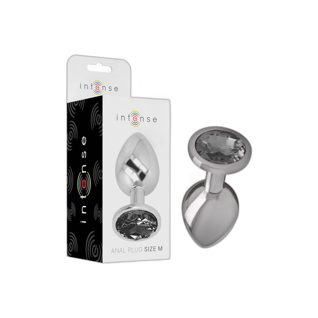 Anal Plug Metall mit Glaselement
