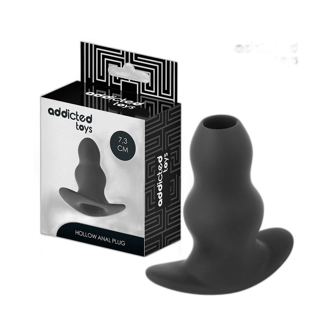 Hollow Anal Plug - Silikon Klein