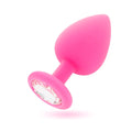 Analplug aus Silikon in Fuchsia, Large