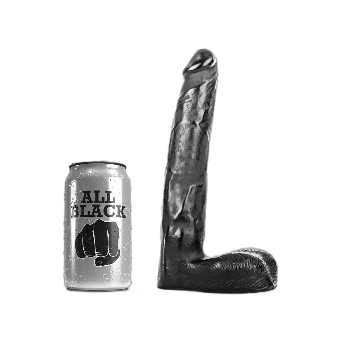 All Black Realistischer Dildo