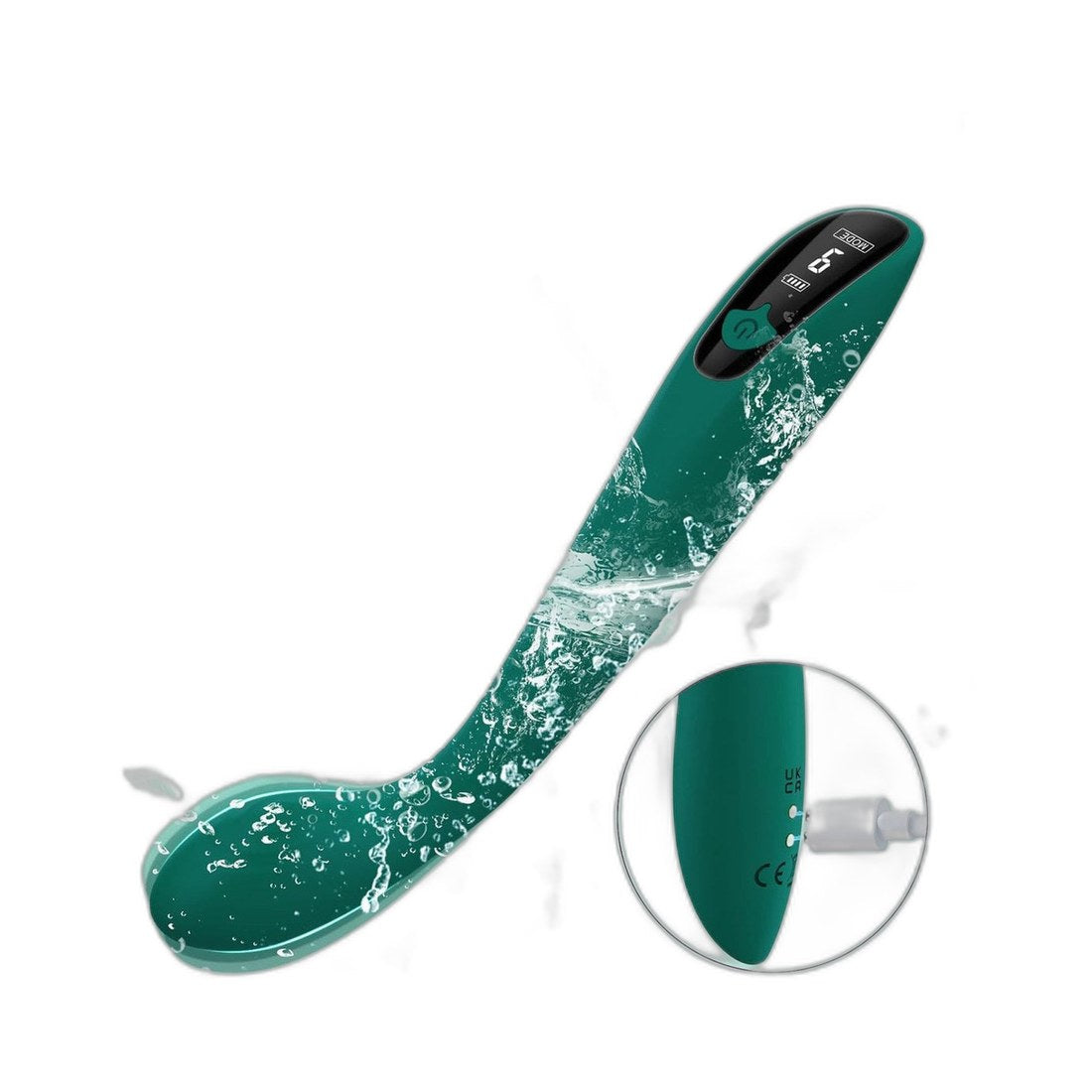 Vibrations-Massager mit LCD-Display & 9 Intensitätsstufen