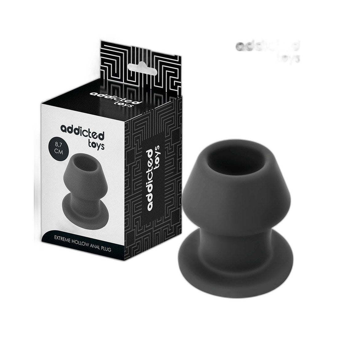 Hohlanalplug Silikon - Größe M 8,7 cm