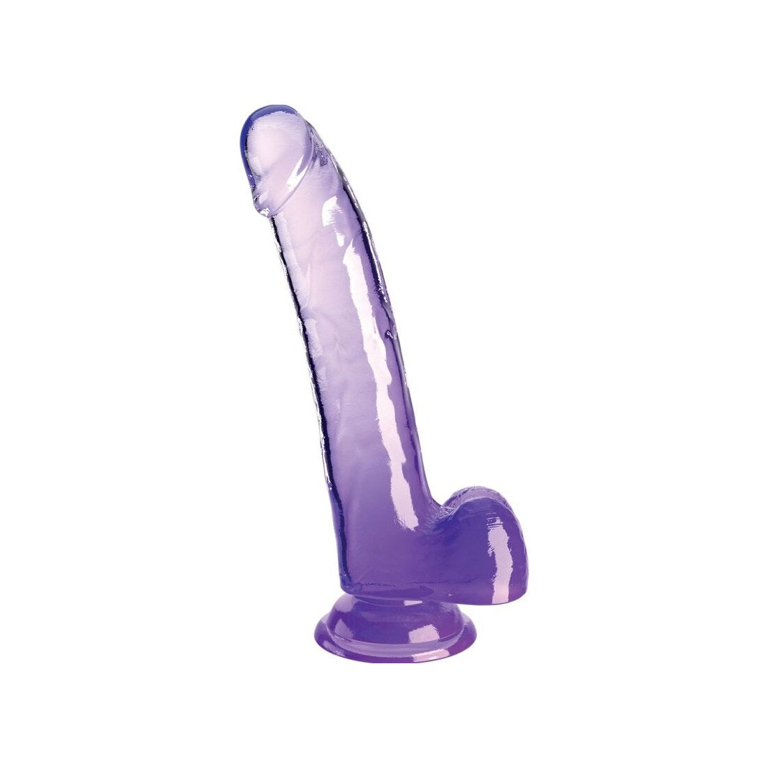 Transparenter Dildo mit Details