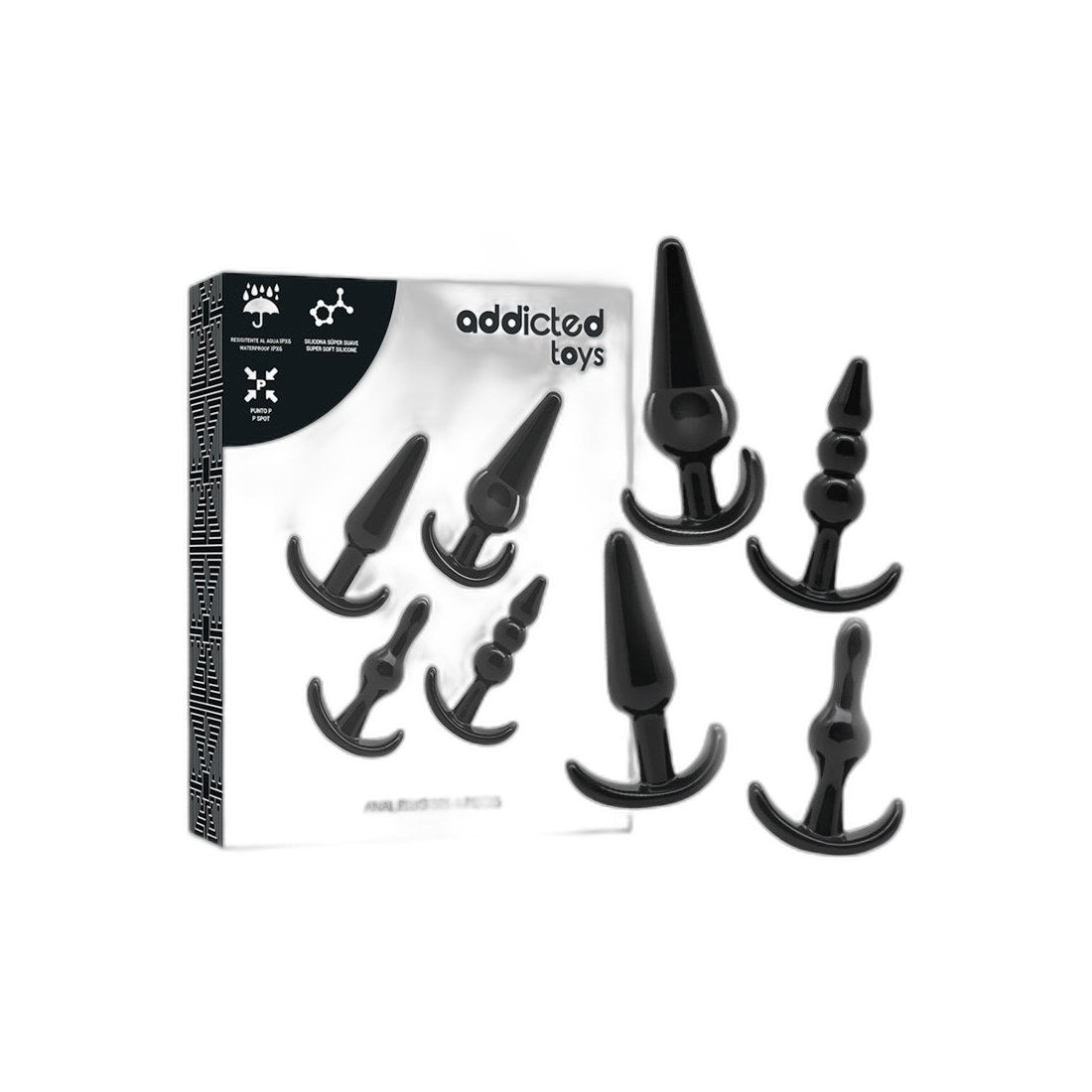 Analplug-Set aus 4 Teilen