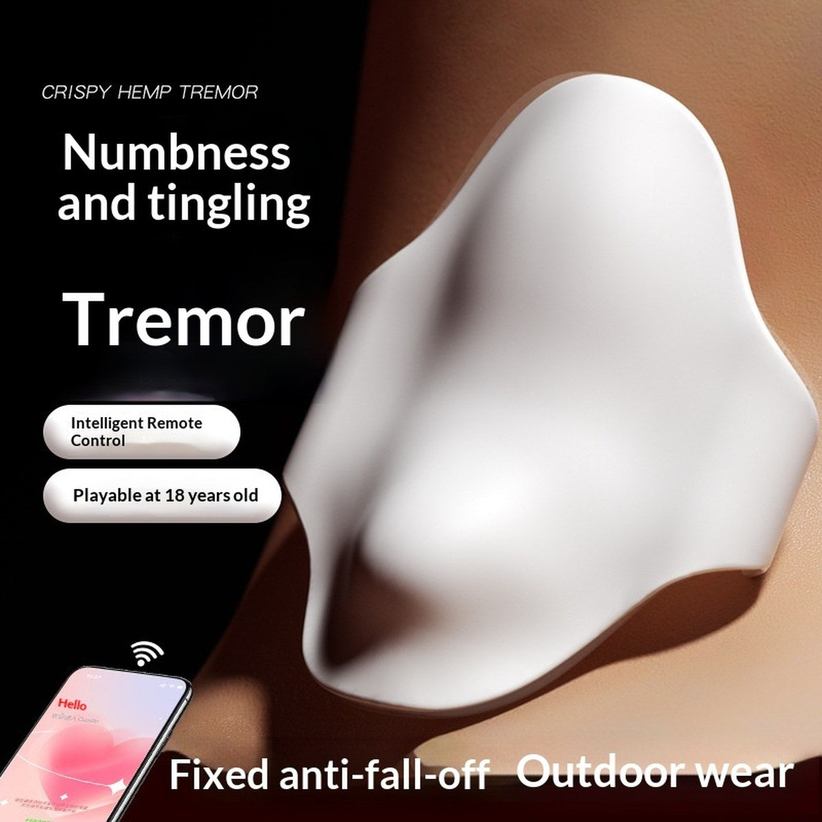 Unsichtbarer Wearable Vibrator für Frauen