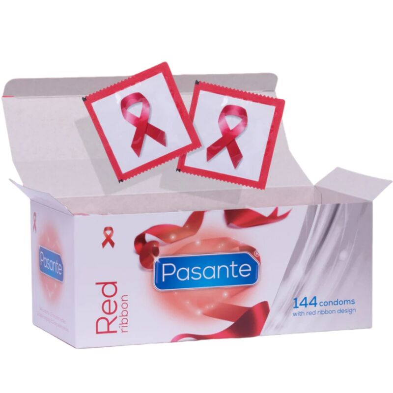 PASANTE Red Ribbon Kondome 144er