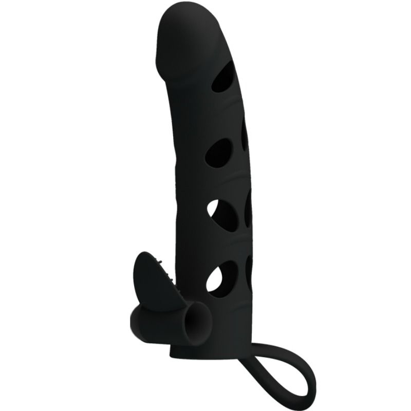 Vibrierende Intimhülle mit Struktur