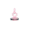 Silikon Penisring mit Zungenstimulation - Rosa
