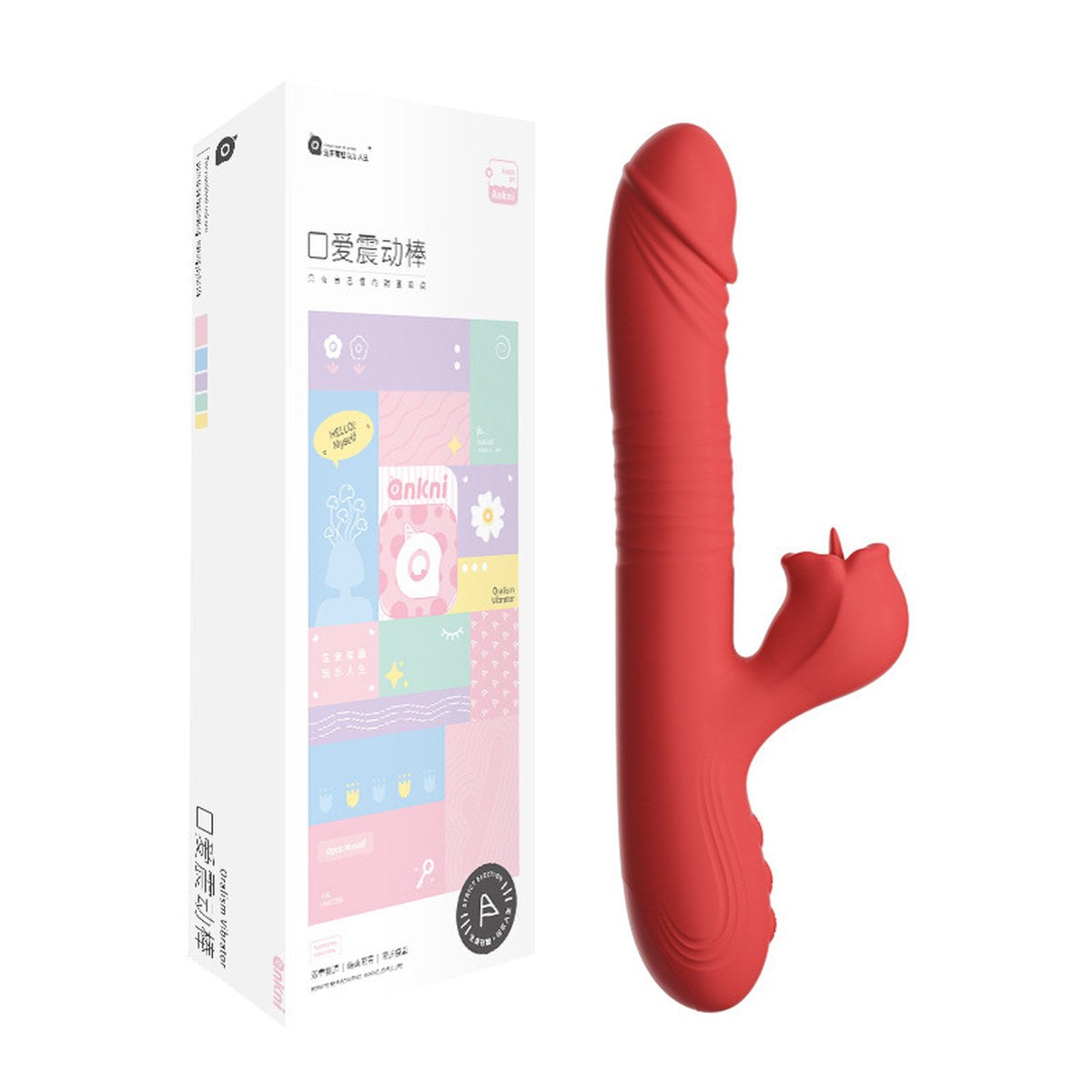 Oral-Love Vibrator mit Rotation & Schwingung